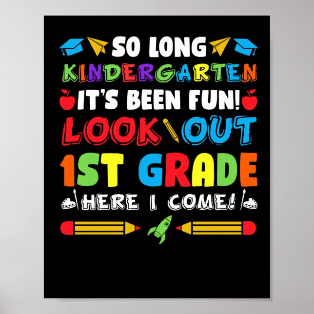 Affiche So Long Kindergarten 1ère année (Devant)