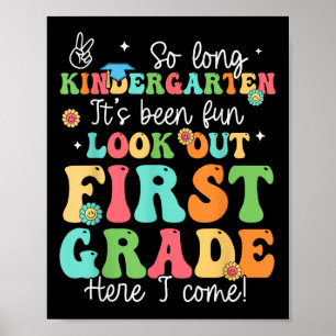 Affiche So Long Kindergarten Graduate 1ère année ici I Com