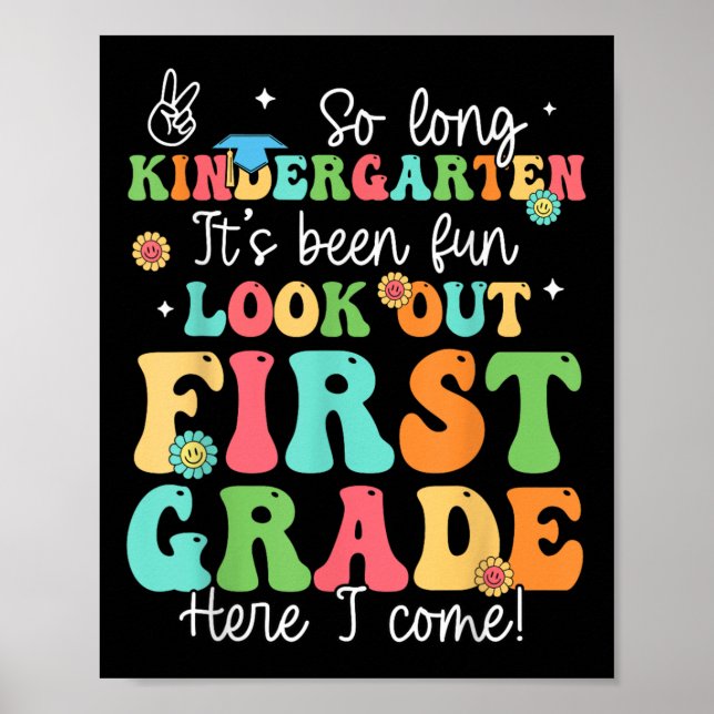 Affiche So Long Kindergarten Graduate 1ère année ici I Com (Devant)