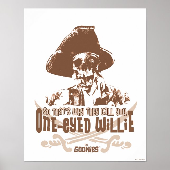 Affiche "So That's Why They Call You One-Eyed Willie" (Devant)