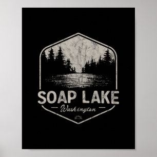 Affiche Soap Lake Washington Plein air Vintage 3