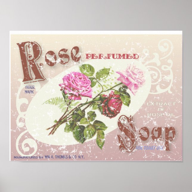 Affiche Soap rose en détresse (Devant)
