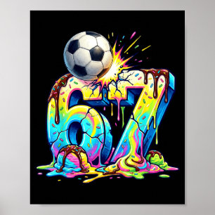Affiche Soccer à la glace qui dégouline 67 Six Sept Drôle