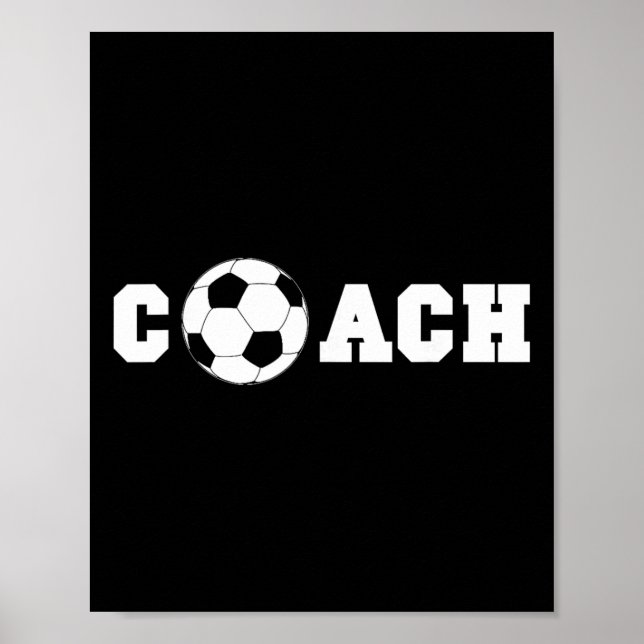 Affiche Soccer Coach S - Coaching Staff Shirt Tees  (Devant)