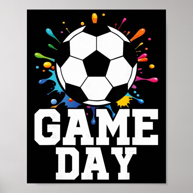 Affiche Soccer de jour de match Soccer de jour de match  (Devant)