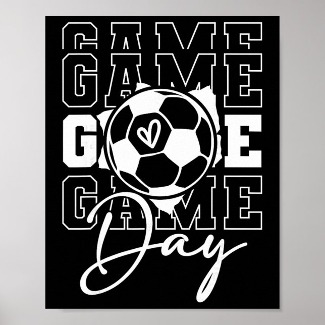 Affiche Soccer de la journée de match  (Devant)