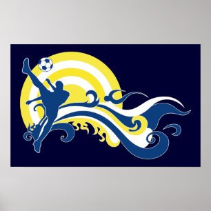 Affiche soccer d'été