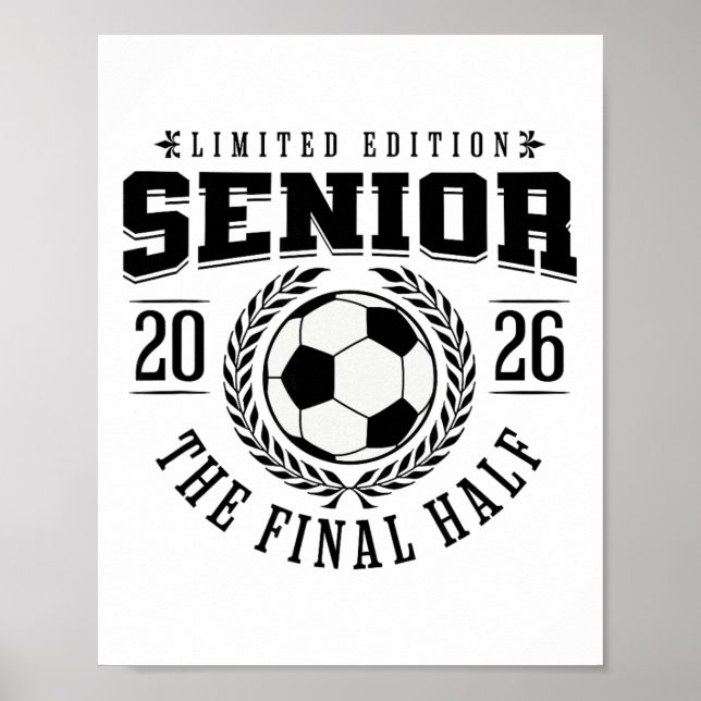 Affiche Soccer Senior 2026 La Dernière Mi-temps  (Devant)