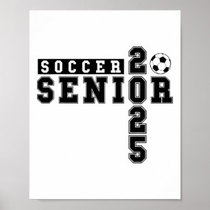 Affiche Soccer Senior Night Soccer Senior 2025 Graduation