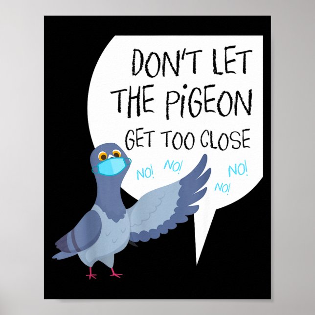 Affiche Social Distancing Parody Don't Let The Geon Get To (Devant)