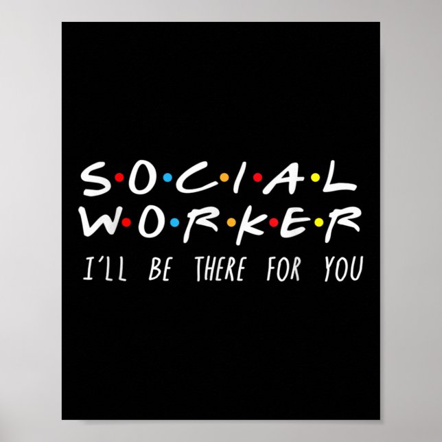 Affiche Social Worker I'll Be There For You Christmas  (Devant)