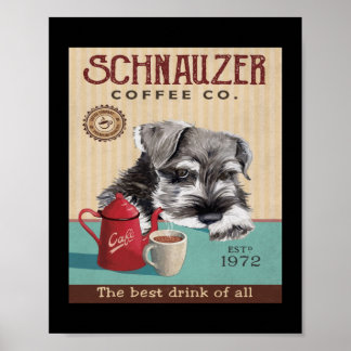 Affiche Société de café neige