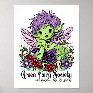 Affiche Société de Fée Absinthe