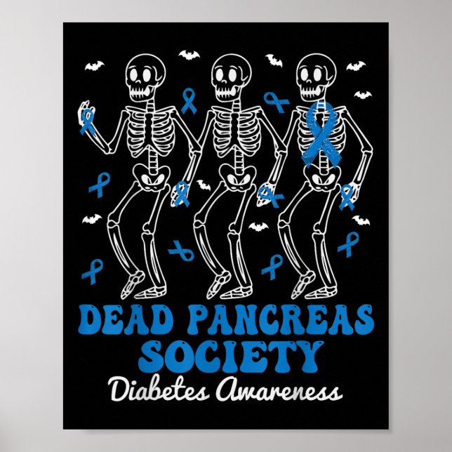 Affiche Société des ancêtres morts Sensibilisation au diab (Devant)