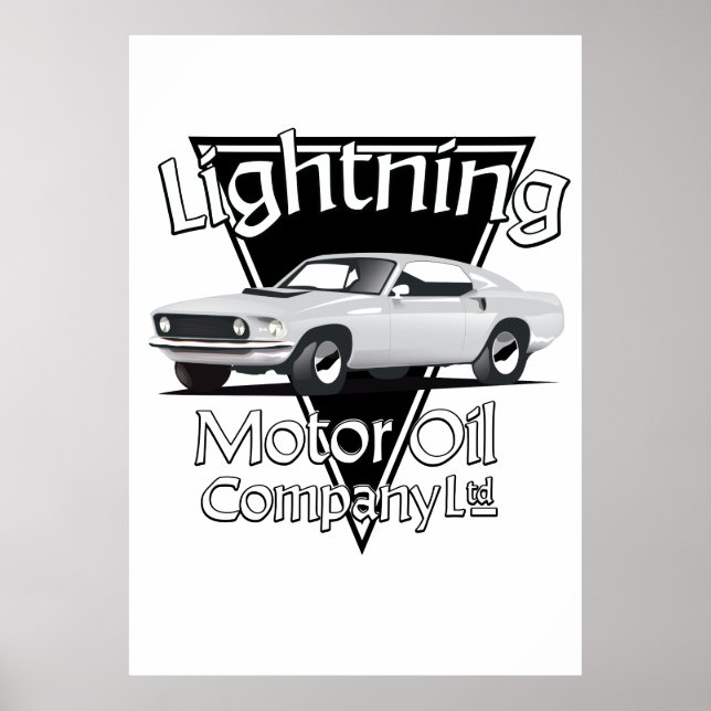 Affiche Société Ltd de l'Huile Motrice Lightning (Devant)