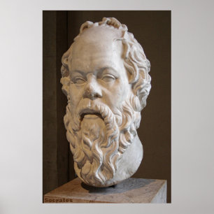Affiche Socrates / Philosophe grec /