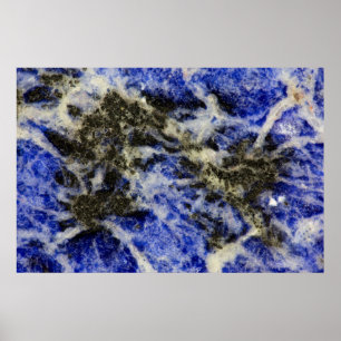 Affiche Sodalite bleue