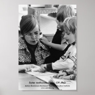 Affiche Soeur Anthonita Porta, OP, PhD