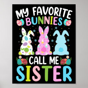 Affiche Soeur Bunny Mes Lapins Favoris Appelez-Moi Soeur E