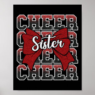 Affiche Sœur de cheer coquette Arc Sport Cheerleader Cheer