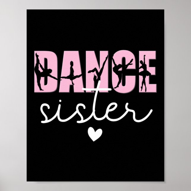 Affiche Soeur De Danse D'Une danseuse Danser Soeur De Dans (Devant)