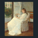 Affiche Soeur de l'artiste à la fenêtre, Berthe Morisot Fi<br><div class="desc">La Soeur de l'artiste à la fenêtre - Berthe Morisot (1869), artiste français, décoration d'art raffiné ou cadeau. TRANSFÉREZ L'IMAGE D'ART À N'IMPORTE QUEL PRODUIT. Toutes nos images d'art sont tirées de galeries publiques et optimisées à 600 pixels par pouce à haute résolution pour fournir une impression de qualité sur...</div>