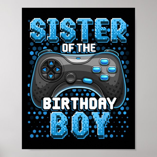 Affiche Sœur du garçon d'anniversaire correspondant jeu vi (Devant)