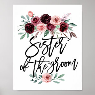 Affiche Soeur Du Mariage De La Salle De Bain Inlaw Épouse 
