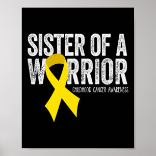 Affiche Soeur d'un guerrier Sensibilisation au cancer chez