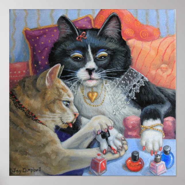 Affiche "Soeur Stuff" les soeurs chites font leurs ongles (Devant)