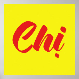 Affiche Soeur Vietnamienne - Chi ~ Tien ng Viêt