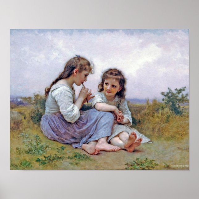 Affiche Soeurs, Bouguereau (Devant)