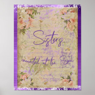 Affiche Soeurs connectées à la citation Soul