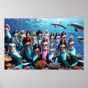 Affiche Sœurs de la Mer Profonde - Conte de Sirène