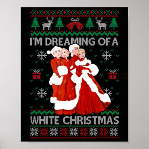 Affiche Sœurs Film Noël Blanc 1954 Pyjama Xmas Ho