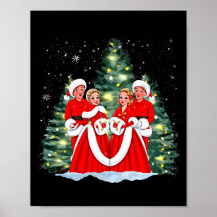 Affiche Sœurs Film Noël Blanc 1954 Xmas Neige Vacanc