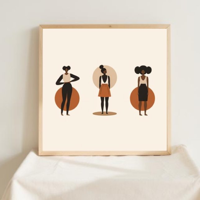 Affiche Sœurs radieuses (Créateur téléchargé)