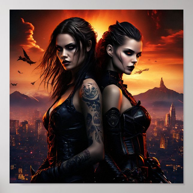 Affiche Soeurs Vampire (Devant)