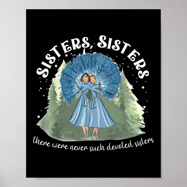 Affiche Soeurs White Christmas Movie 1954 Xmas Snow Holid (Devant)