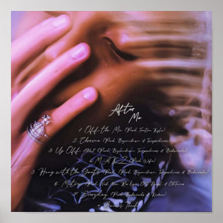 Affiche sofaygo après moi couverture avec des paroles