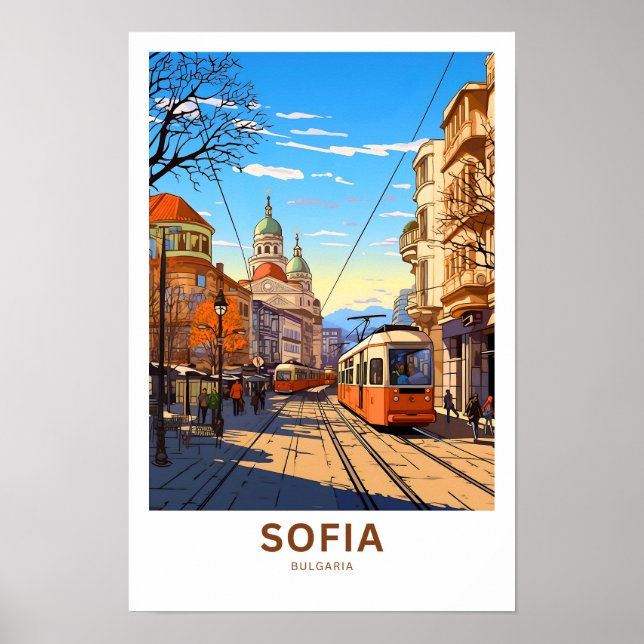 Affiche Sofia Bulgarie Imprimer (Devant)