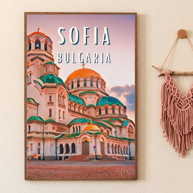 Affiche Sofia, la ville des contrastes Bulgare (Sofia : Une métropole riche en histoire et en culture. )