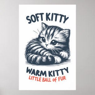 Affiche Soft Kitty
