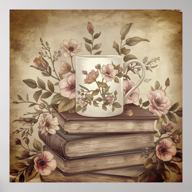 Affiche Soft Pastel Flower Art Print–SemiGloss Value poste (Devant)