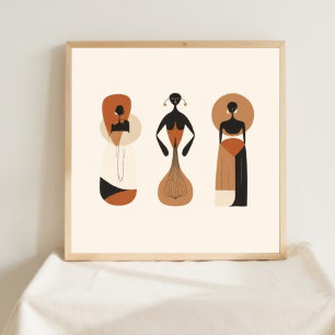 Affiche Soft Power – Minimalisme Féminin d'Art Mural VIII