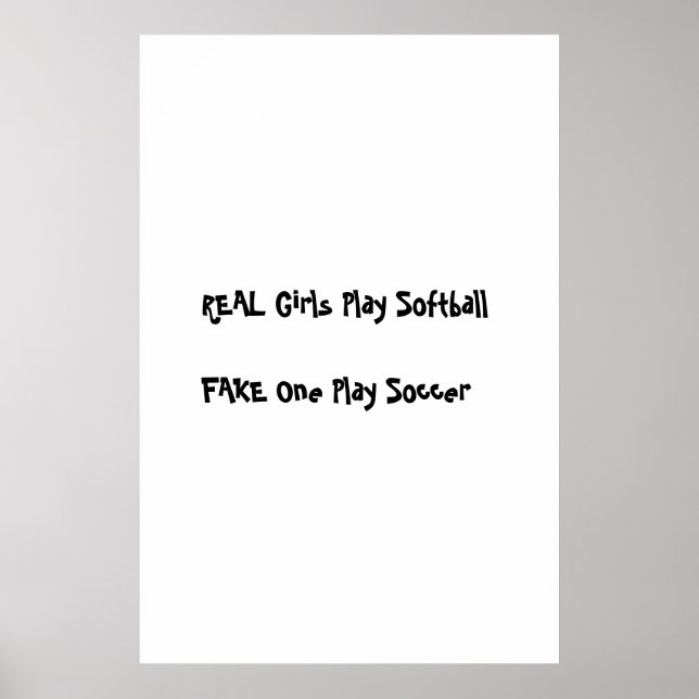 Affiche Softball (Devant)