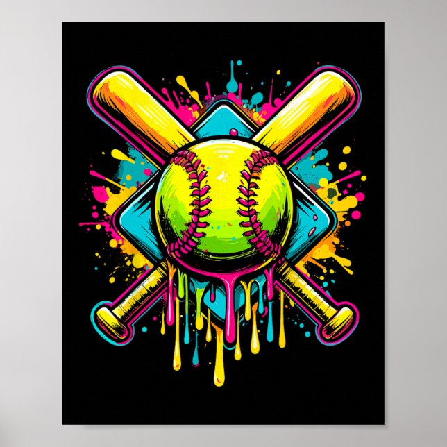 Affiche Softll Girl Just A Girl Who Loves Softll  (Devant)