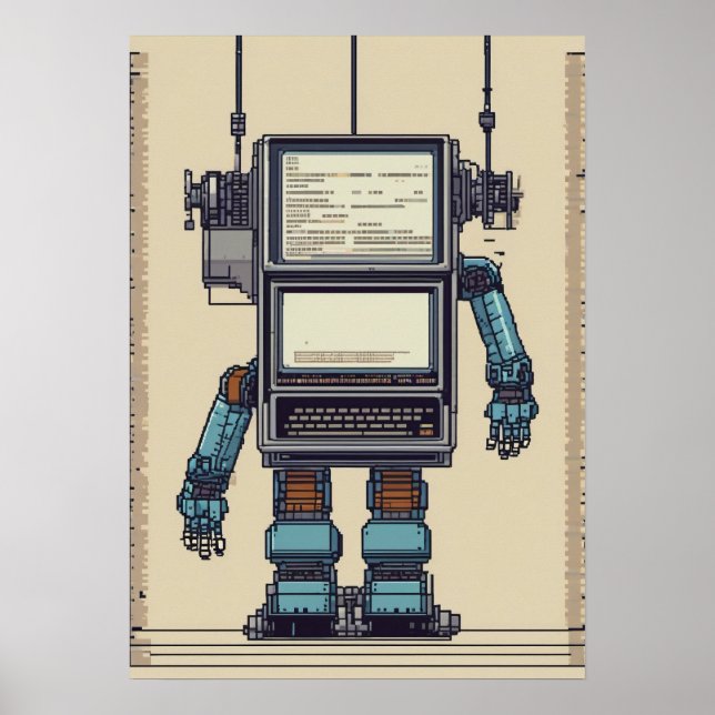 Affiche Software Developer Programmer Coding Tech Geek Com (Devant)