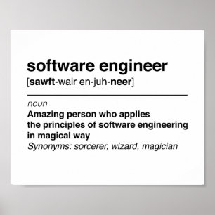 Affiche Software engineer