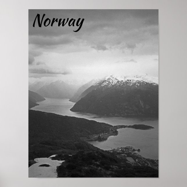 Affiche Sognefjord, Norvège (Devant)